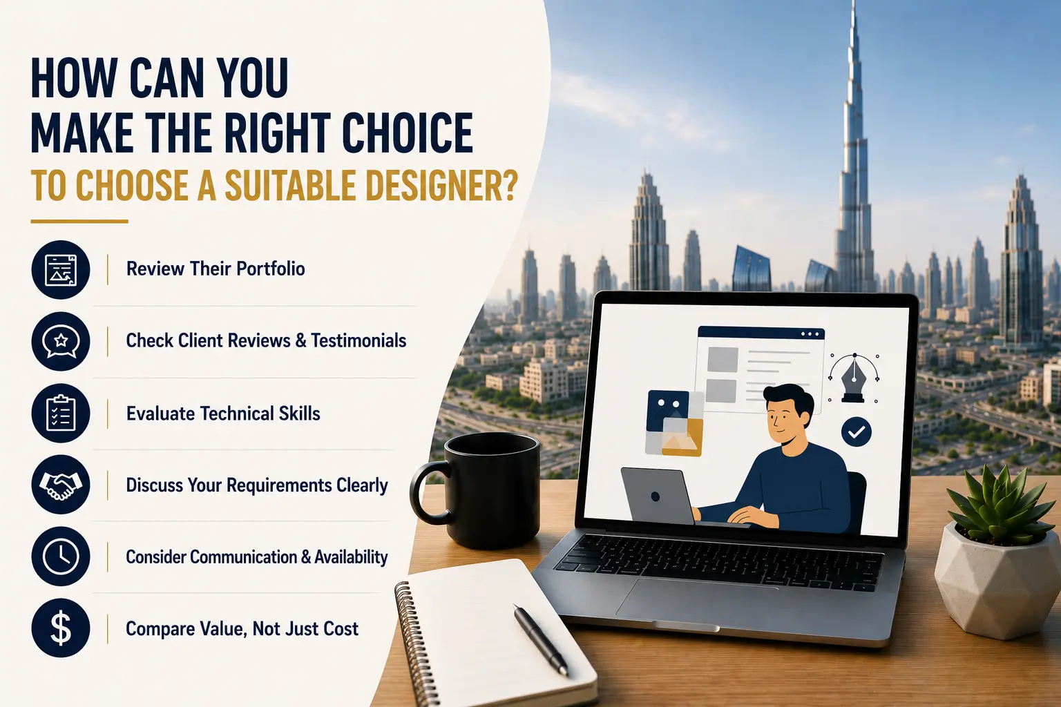 How can you make the right choice to choose a suitable designer